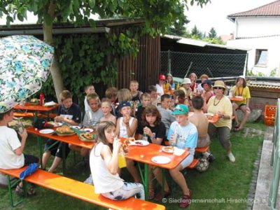 Klasse 4c zu Besuch 2002