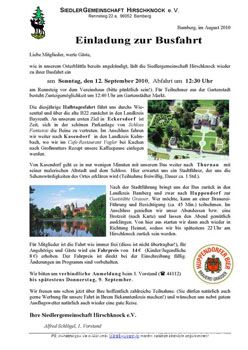 Halbtagesfahrt September 2010